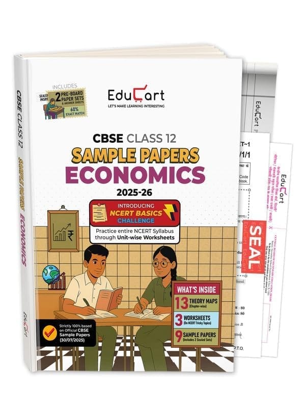 Educart CBSE Sample Paper Economics Class 12 for 2025-26