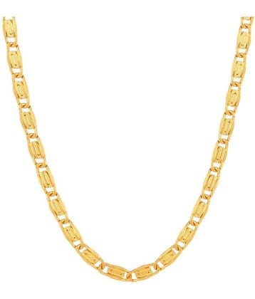 FASHION FRILL - Gold Plated Brass Chain ( Pack of 1 )