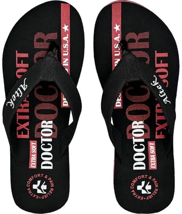 Altek Black Women's Thong Flip Flop