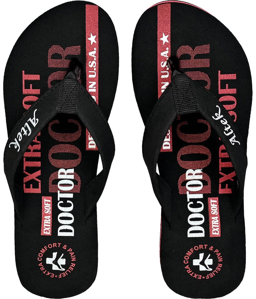 Altek Black Women's Thong Flip Flop