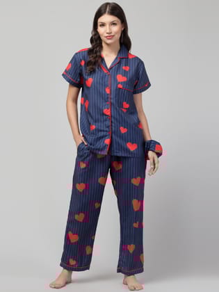 HEARTLINES Pyjama Set-Small