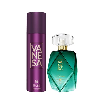 Vanesa Pack of 2 (Babe Deo 150ml + Dream perfume 100ml) Each