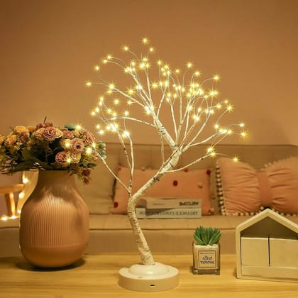 108 LED Birch Fairy Lamp – 8 Modes, USB/Battery, Home Decor