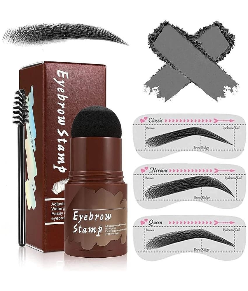 Adbeni Hair Stamp Eyebrow Filler and Shaper Kit Brow Eyebrow Kit for Women and Men Black 2 g