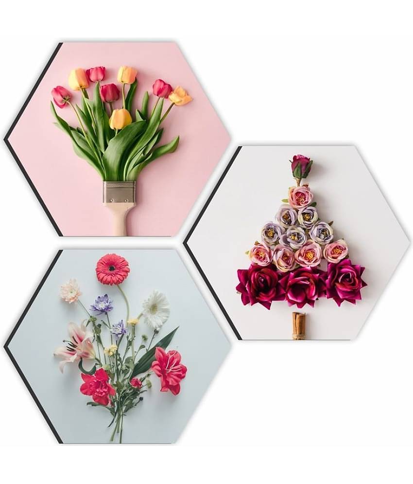 Saf Floral Painting Without Frame