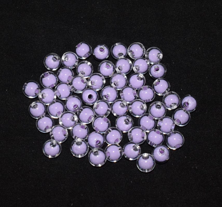 Normal Round Acrylics Plastic Beads For Jewelry Making , PTB-059-Per Packet of 183 Pcs (50 Gram) / 7 MM