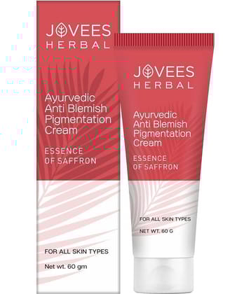 Jovees Herbal Anti Blemish Pigmentation Cream Reduces Blemishes For All Skin Types, 60gm (Pack of 1)