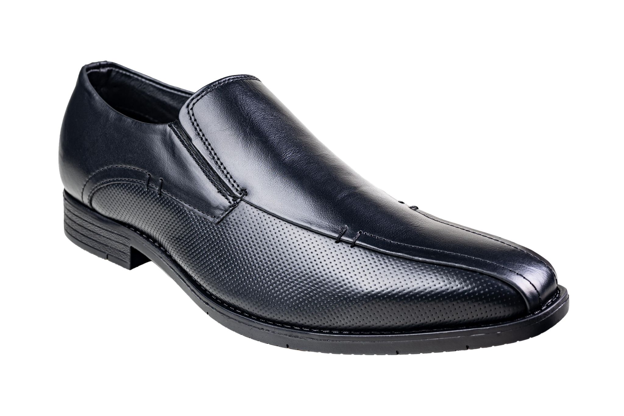 Beresford Gents Black Shoe-Black / 5 / Leather