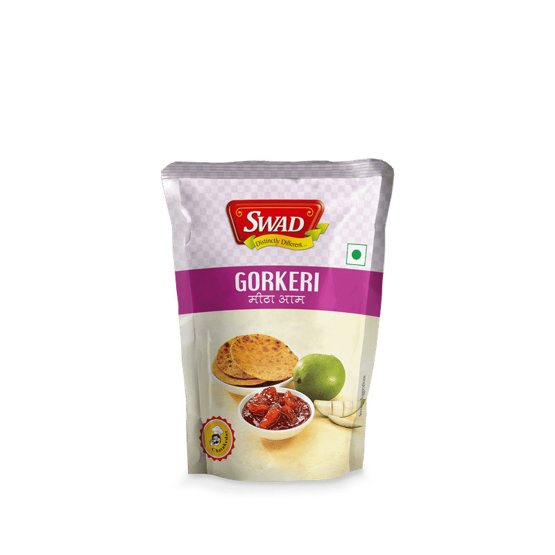 SWAD Delicious and Tangy Traditional Sweet Gor Keri Pickles and Pickles and Chutney Pickles and Chutney Home Made Meetha Aam / Sweet Mango Chatni / Khatti Meethi Aam Chatni Mango Slices Mango Pickles and Chutney - 200 gm (Pack of 8)