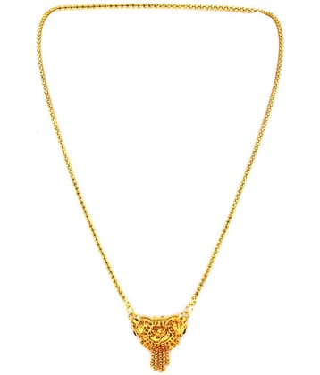 JIPPA - Golden Mangalsutra ( Pack of 1 )