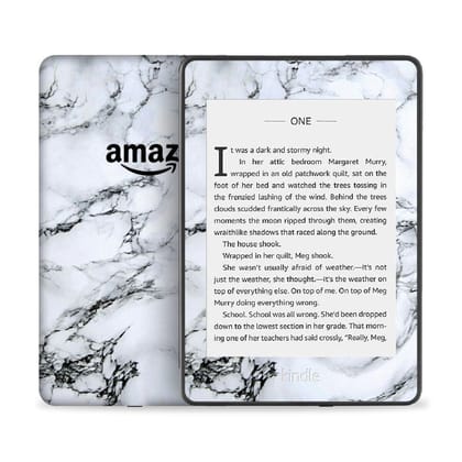 White Marble Skin For Kindle