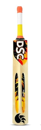DSC WILDFIRE HEAT KASHMIR WILLOW CRICKET TENNIS BAT: High-Performance Bat for Optimal Performance in Tennis Ball Cricket (Size - FS) by Total Sporting And Fitness Solutions Pvt Ltd