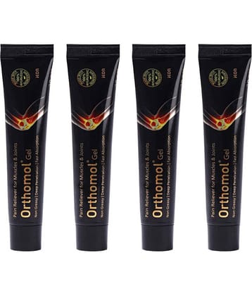 Orthomol Pain Relief Gel 15gm | for Joint Pain, Muscular Pain & Knee Pain (Pack of 4)