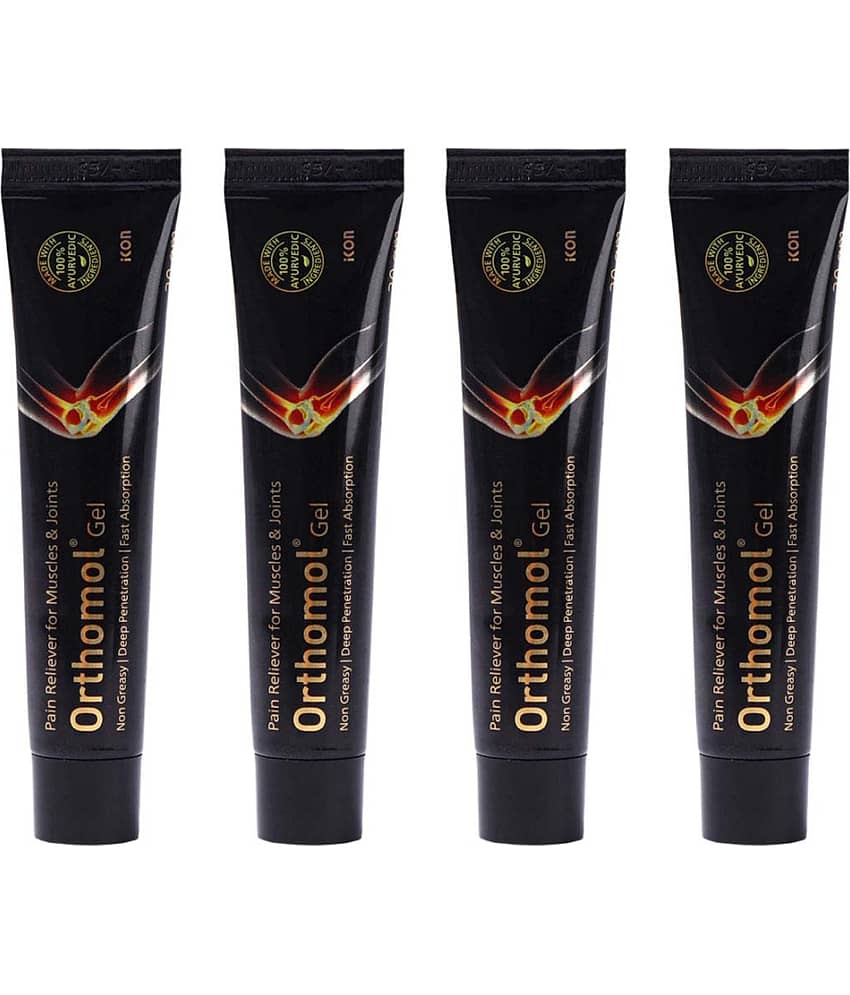 Orthomol Pain Relief Gel 15gm | for Joint Pain, Muscular Pain & Knee Pain (Pack of 4)