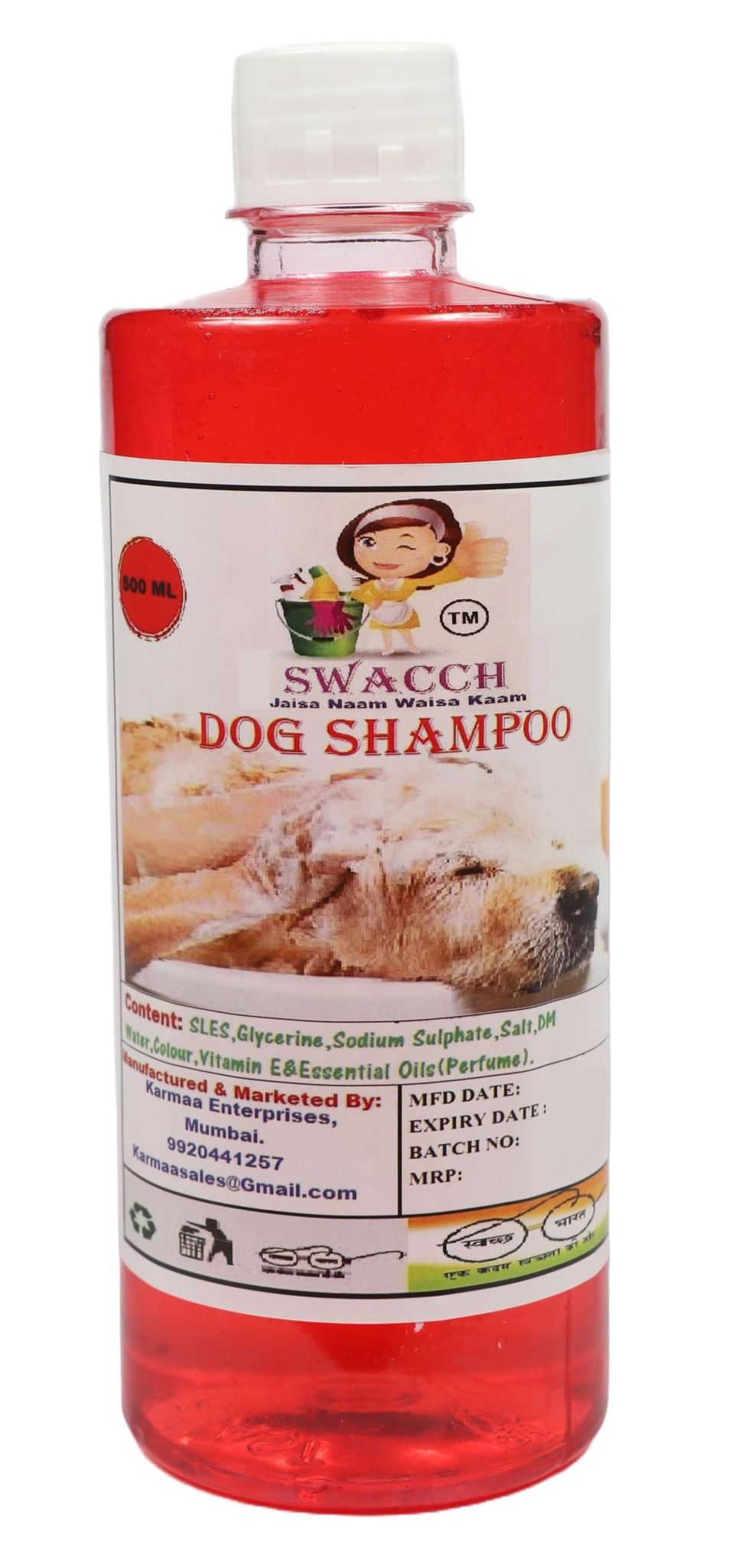 SWACCH Dog Shampoo (500ML) Strawberry