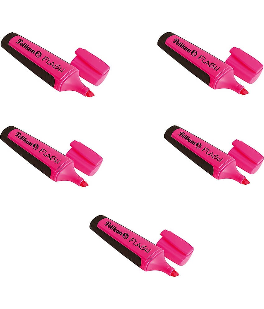 FLASH Textmaker Highlighter Pink - Pack of 10