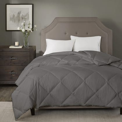 Razzai Summer Season 100 GSM Ac Comforter Super Soft Fluffy Comforter |Silver-Double / Silver