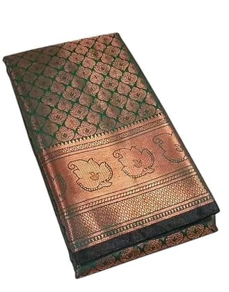 Women Zari Brocade 6 mtr Traditional Saree with Blouse