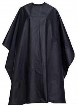 Elecsera Barber Hair Cutting Sheet Apron Hairdressing Salon Accessories (Black) Makeup Apron Makeup Apron