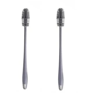Long Bottle Cleaning Brush for Washing Water Bottle, Narrow Neck Containers, Flask, Bottle, Vase, Glassware (Pack of 2)