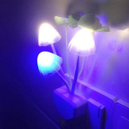 Elecsera ancy Color Changing LED Mushroom Night Light -Multi-Color