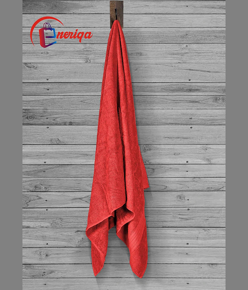 Eneriqa Single Terry Bath Towel Red