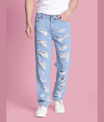 Bene Kleed Relaxed Distressed Men's Jeans - Blue ( Pack of 1 )