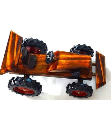 PETERS PENCE Wooden Big Sports Car Toy Game For Kids (Pull Along)