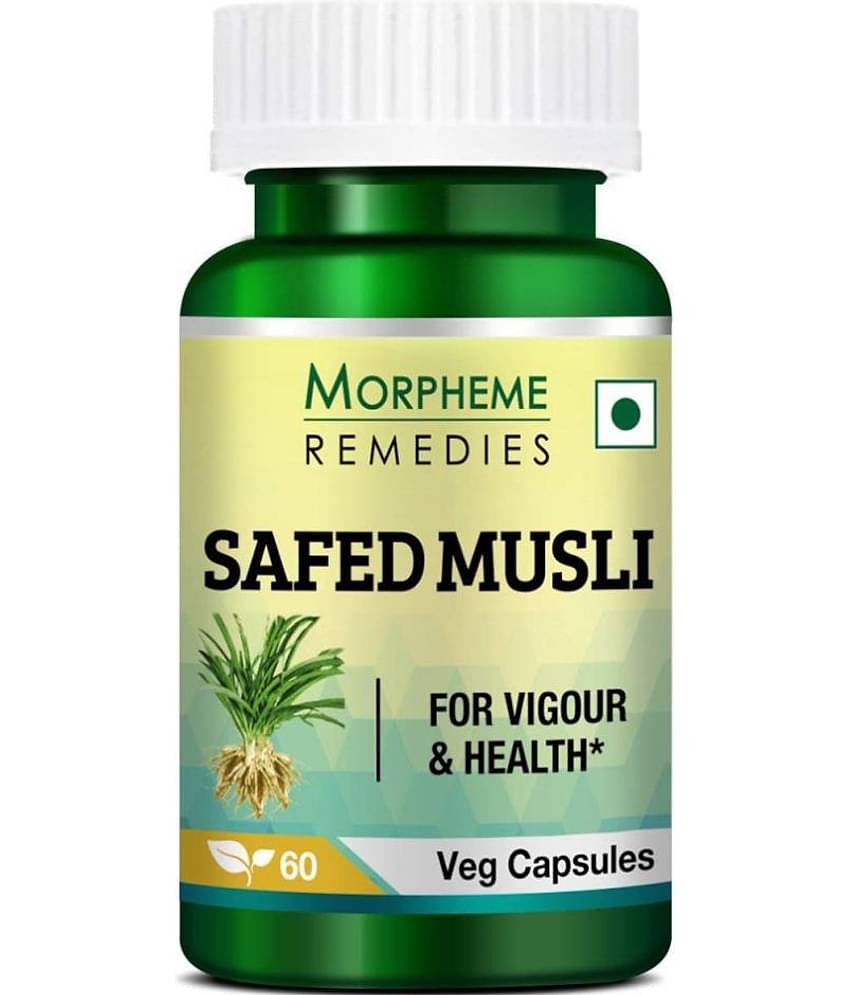 Morpheme Remedies Safed Musli 500mg Extract - Capsule 60 no.s