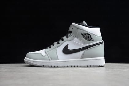 WMNS Air Jordan 1 Mid AJ1 -  Light Smoke Grey-Euro 36