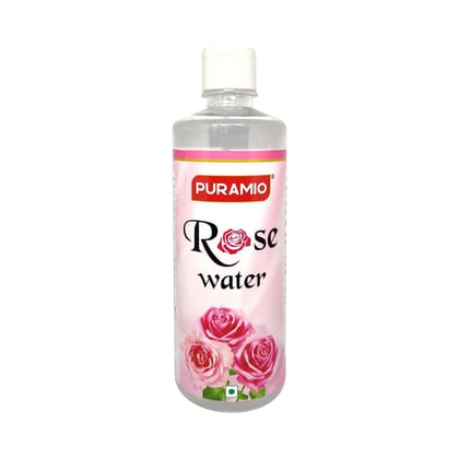 Puramio Rose Water (For Cooking And Cosmetic Use), 500 ml Each - Pack of 3