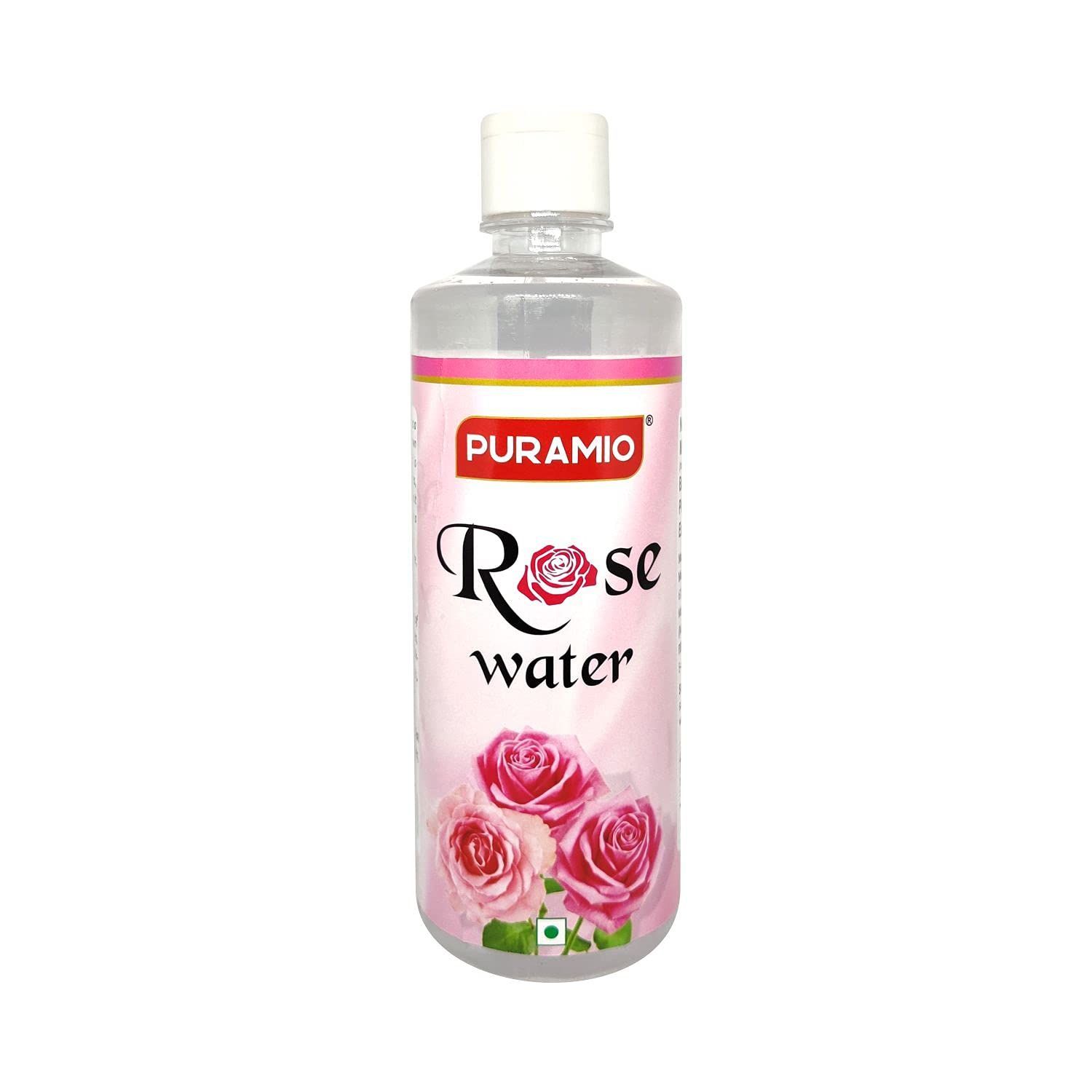 Puramio Rose Water (For Cooking And Cosmetic Use), 500 ml Each - Pack of 3