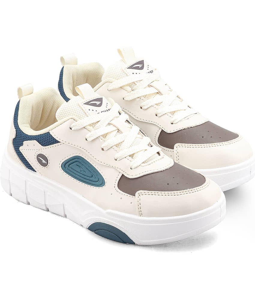 ASIAN NOVA-02cCRMGRNMOUS Cream Women's Sneakers