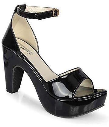Denill Black Womens Sandal Heels - None