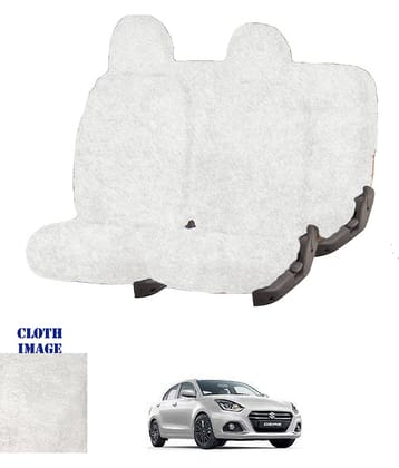 Maruti New Dzire White 5 Seater Car Seat Cover