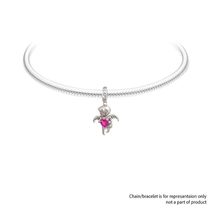 Cupid Gem | 925 Silver charms for Bracelets / Chain-Free / Silver / Modern