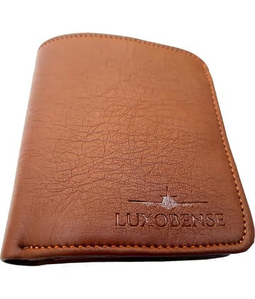 LUXOBENSE - Brown PU Men's Two Fold Wallet ( Pack of 1 )