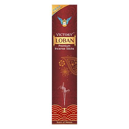 Victory Premium Incense Sticks - Nitya Loban, Calming Fragrance, For Daily Prayers, 100 g