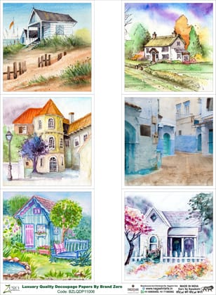 Brand Zero Luxury Speciality Decoupage Paper - BZLQDP11006