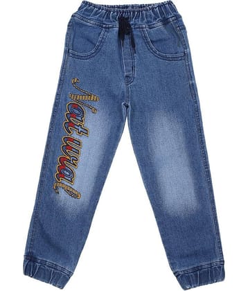 Cremlin Clothing Pack of 1 Boys Cotton Blend Jeans ( Blue )
