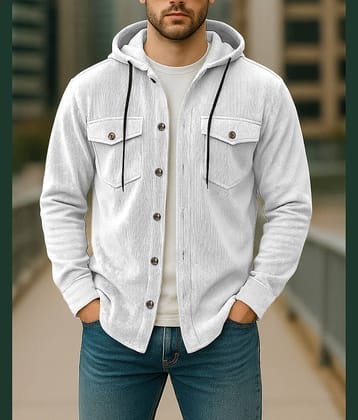 Eyebogler Polyester Oversized Fit Solids Full Sleeves Men's Casual Shirt - Black ( Pack of 1 )