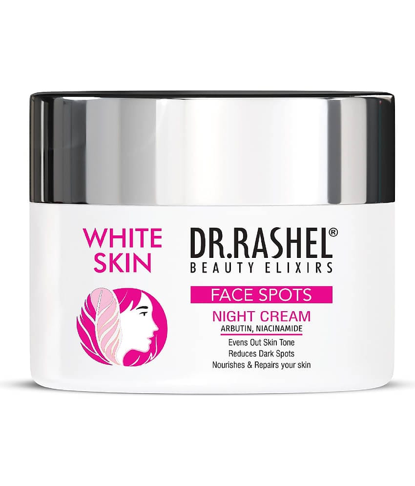 DR.RASHEL WHITE SKIN NIGHT CREAM for fading spots for All Skin Type Aloe Vera ( 50 ml , Pack of 1)