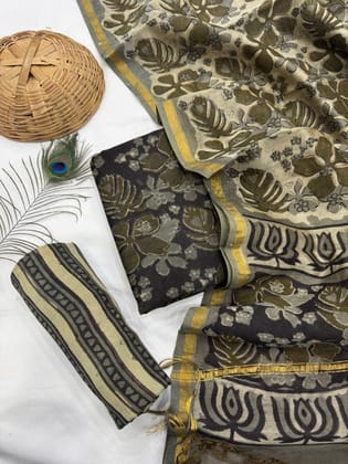 Chanderi Silk Suit Set