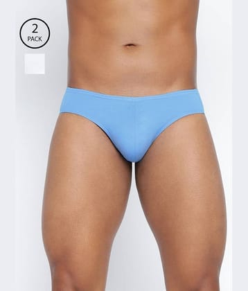 BASIICS By La Intimo Pack of 3 Cotton Blend Briefs For Men's ( Multicolor5 )