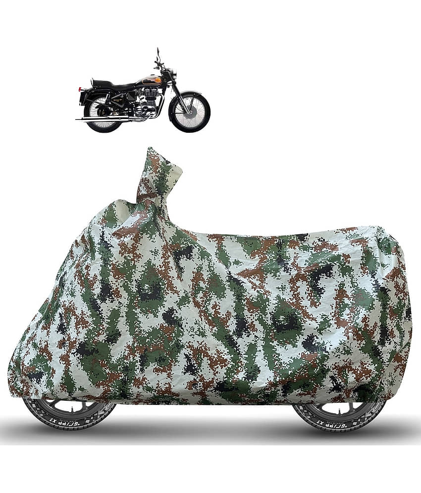 Caronix Bike Body Cover for Royal Enfield Standard 350 ( Pack of 1 ) , Green