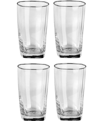 Somil Water/Juice  Glasses Set,  350 ML - (Pack Of 4)