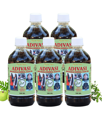Hair Growth Bhringraj Oil 100 ml Each ( Pack of 5 )