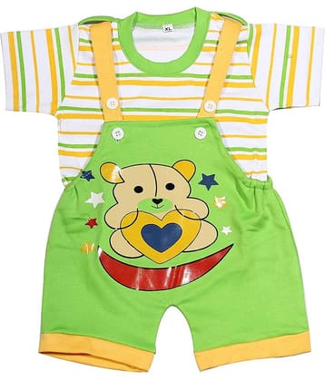 Babeezworld Baby Girls 100% Cotton Bodysuit ( Multi Color )