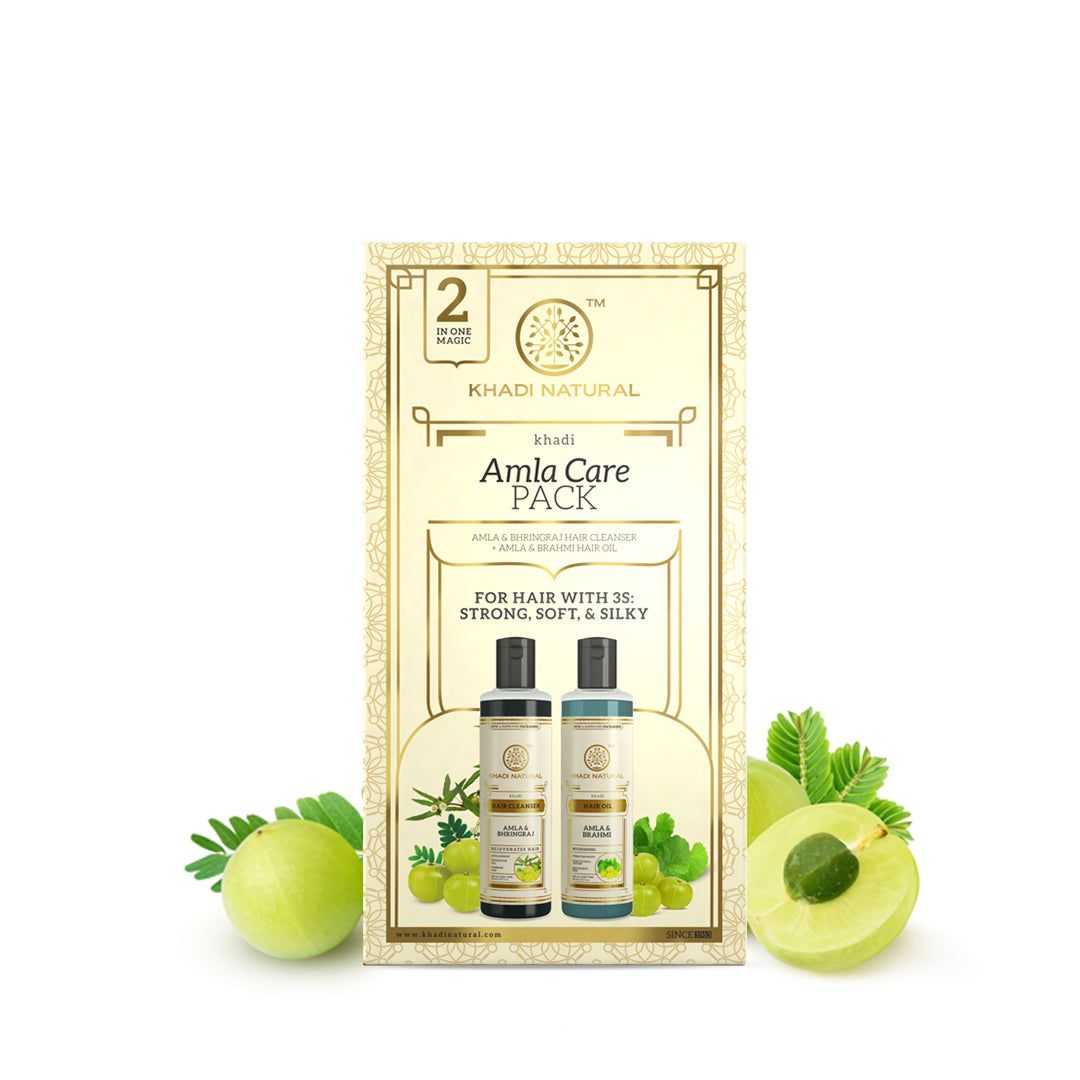 Khadi Natural Amla Hair Care Pack - 210ml Each