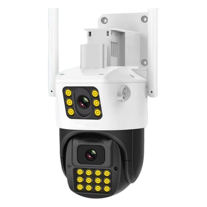 SuperCams 6MP HD 1080p Wi-Fi Dual Lens/Dual Screen Outdoor Camera